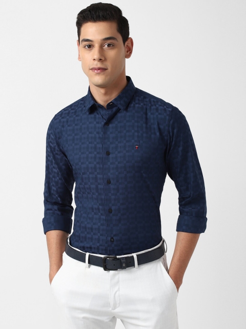 

Louis Philippe Sport Men Navy Blue Slim Fit Printed Casual Shirt
