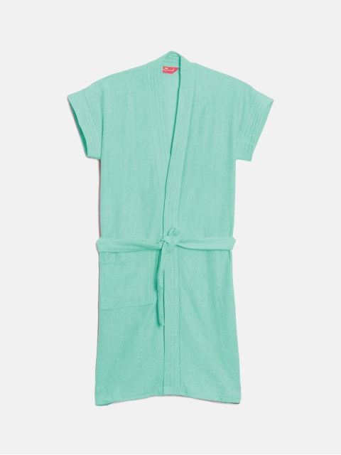 

GOLDSTROMS Girls Sea Green Solid Bath Robe