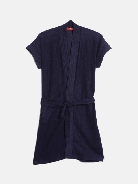 

GOLDSTROMS Girls Navy Blue Solid Bathrobe