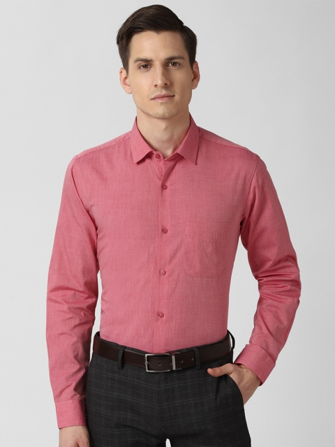 

Peter England Men Pink Slim Fit Formal Shirt