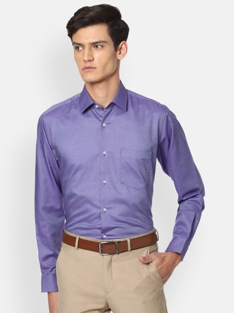 

Van Heusen Men Purple Pure Cotton Formal Shirt