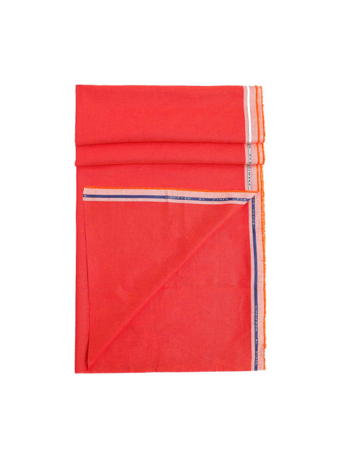 

CAVALLO by Linen Club Men Red Solid Shirt Clothing Fabric