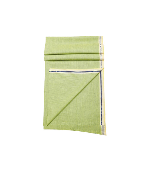 

CAVALLO by Linen Club Men Green Solid Shirt Fabric