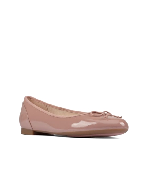 

Clarks Red Leather Wedge Pumps