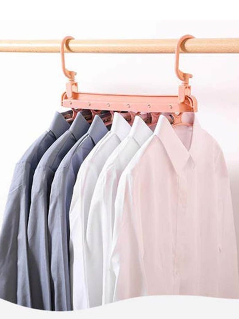 

MARKET99 Peach-Coloured Plastic Cloth Hanger