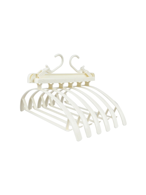

MARKET99 Cream-Coloured Solid Plastic Hanger