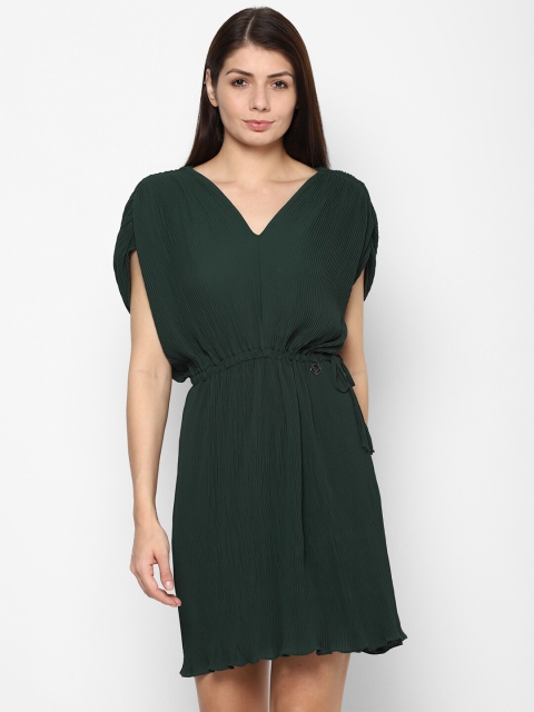 

Allen Solly Woman Green Blouson Dress