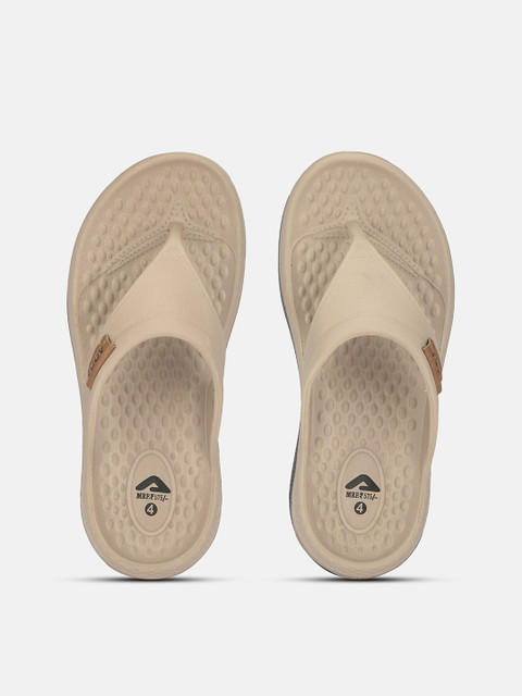 

Adda Women Beige Rubber Thong Flip-Flops