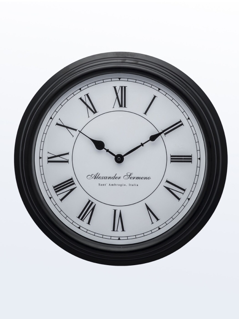 

MARKET99 Black & White Contemporary Handcrafted Analogue Wall Clock