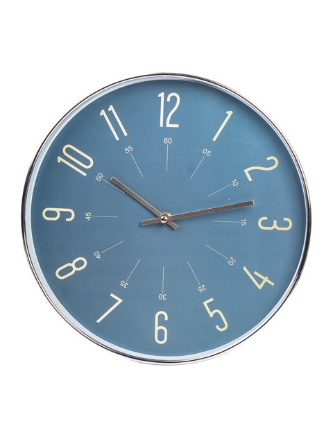 

MARKET99 Blue & White Contemporary Wall Clock