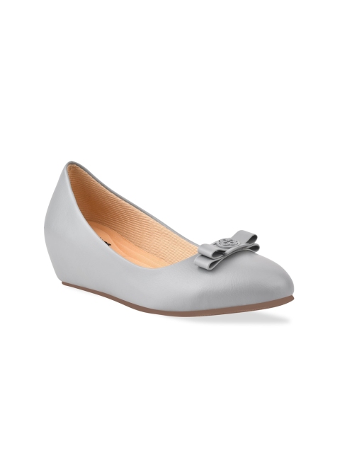 

Stelatoes Women Grey Ballerinas with Bows Flats