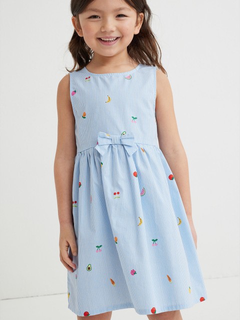 

H&M Girls Blue Cotton Dress