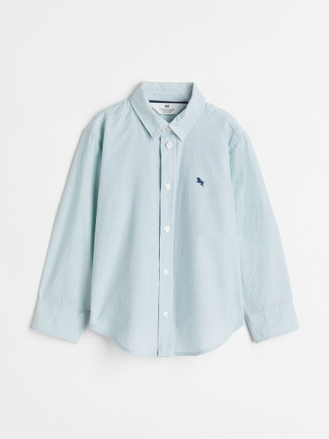 

H&M Boys Green Cotton Shirt