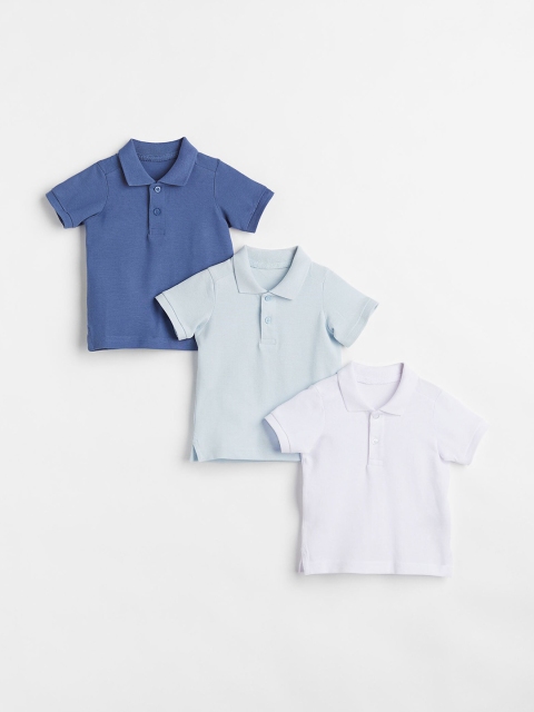 

H&M Boys Pack of 3 Polo Shirts, Blue