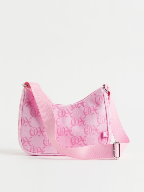 

H&M Women Pink Printed Small Shoulder Bag