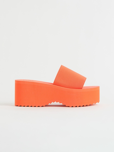 

H&M Women Orange Platform Sandals