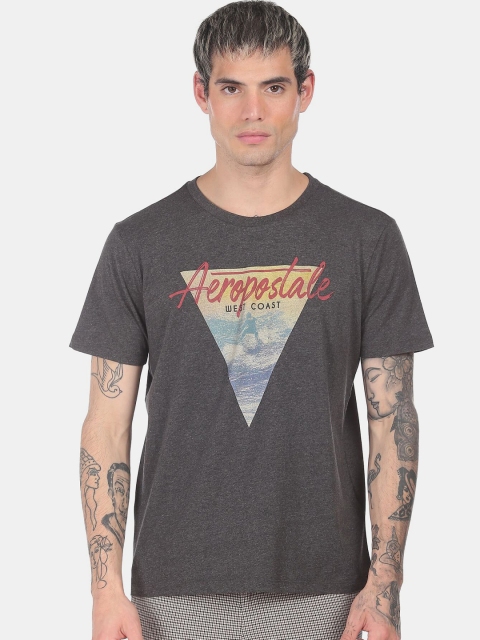 

Aeropostale Men Grey Printed T-shirt