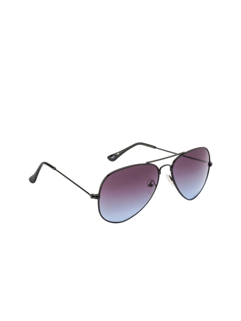 

Ted Smith Unisex Aviator Sunglasses, Purple