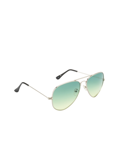

Ted Smith Unisex Aviator Sunglasses, Green