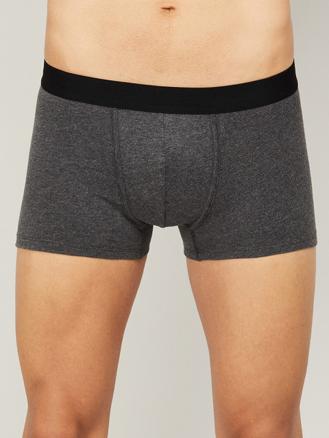 

Fame Forever by Lifestyle Men Grey Solid Cotton Boxer 1000010245899