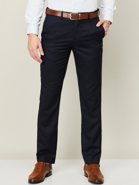

CODE by Lifestyle Men Navy Blue Trousers