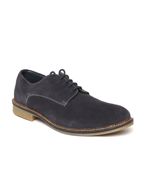 

Estd. 1977 Men Navy Blue Suede Derbys