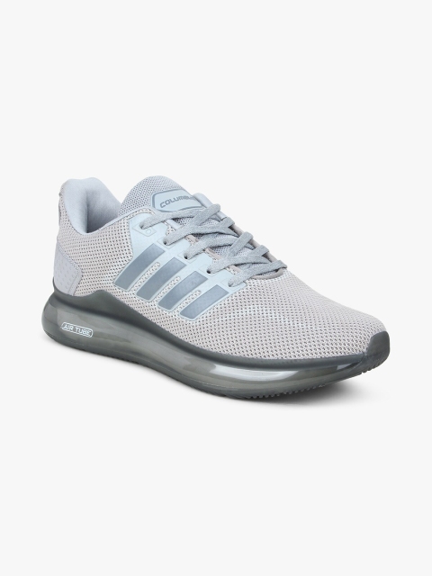 

Columbus Men Grey Mesh Running Sports Shoes