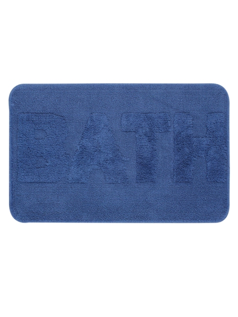 

Saral Home Blue Rectangular Bath Rug