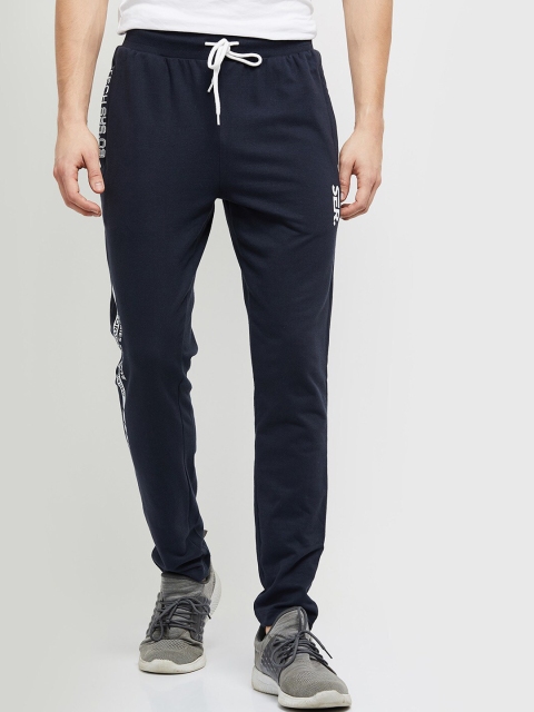 

max Men Navy Blue Track Pants
