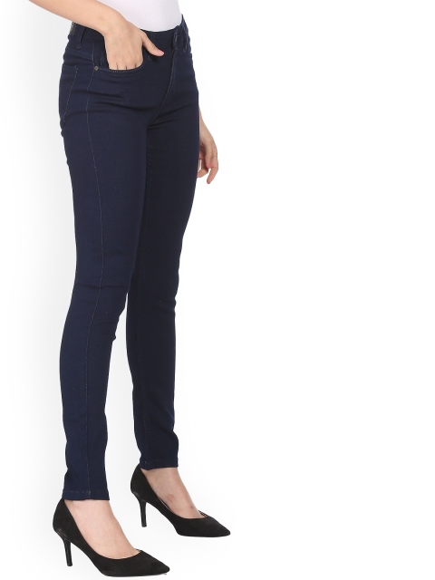 

Sugr Women Blue Slim-Fit Mid Rise Jeans