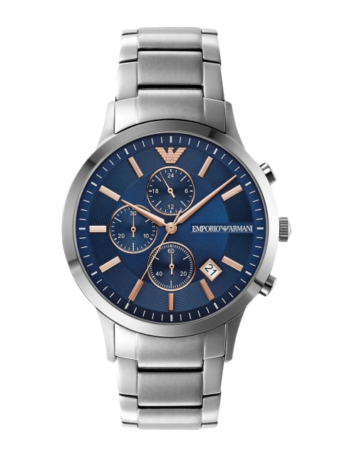 

Emporio Armani Men Blue Bracelet Style Analogue Watch AR11458