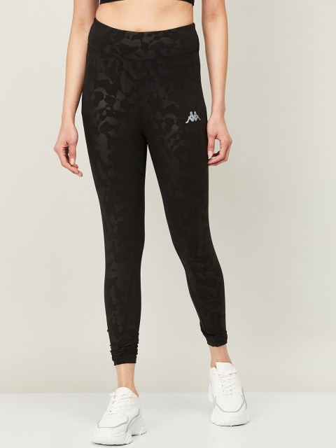

Kappa Women Black Solid Tights