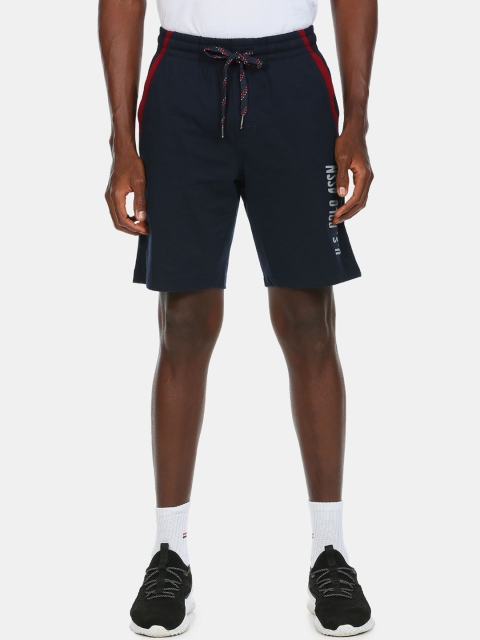 

U S Polo Assn Men Navy Blue Sports Shorts