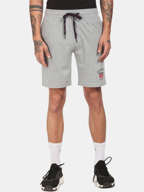 

U S Polo Assn Men Grey Sports Shorts