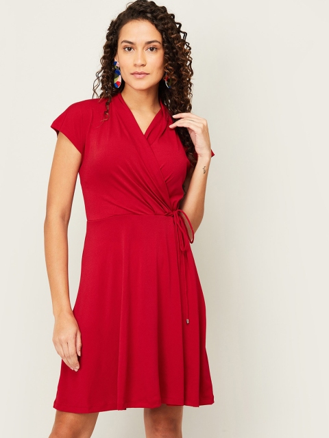 

CODE by Lifestyle Red Wrap Dress