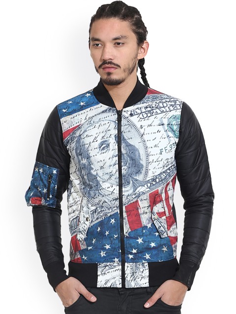 

Wear Your Mind Multicoloured Printed Bomber Jacket, Multi
