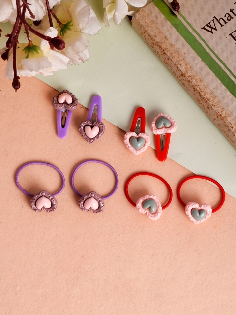 

Silvermerc Designs Girls Set of 4 Multicoloured Hair Accessories, Multi