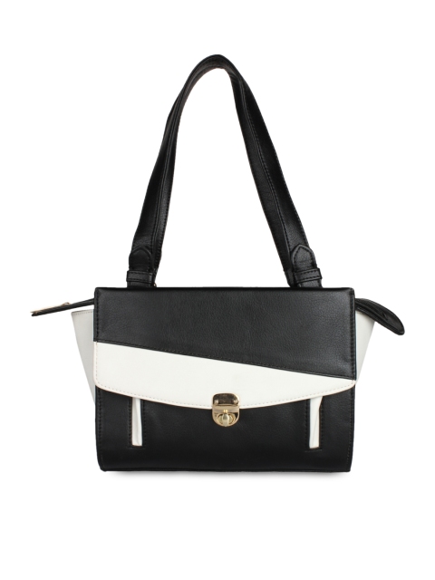 

Berrypeckers Black & White Colourblocked Shoulder Bag