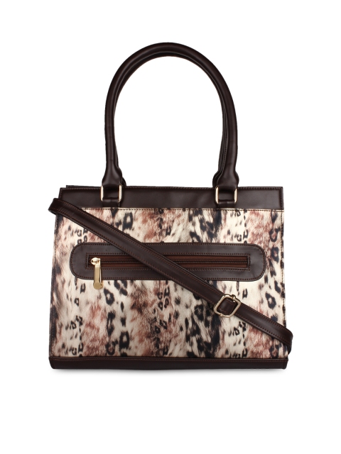

Berrypeckers Brown Printed Handbag