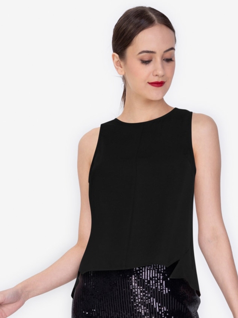 

ZALORA WORK Women Black Solid Tube Top