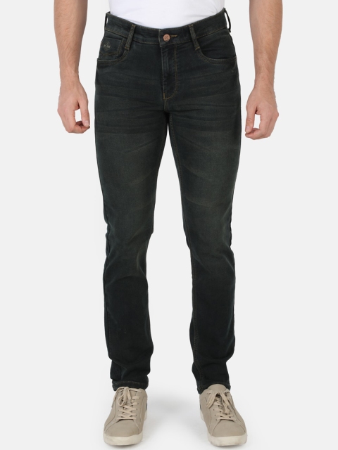 

Monte Carlo Men Green Smart Slim Fit Light Fade Stretchable Jeans