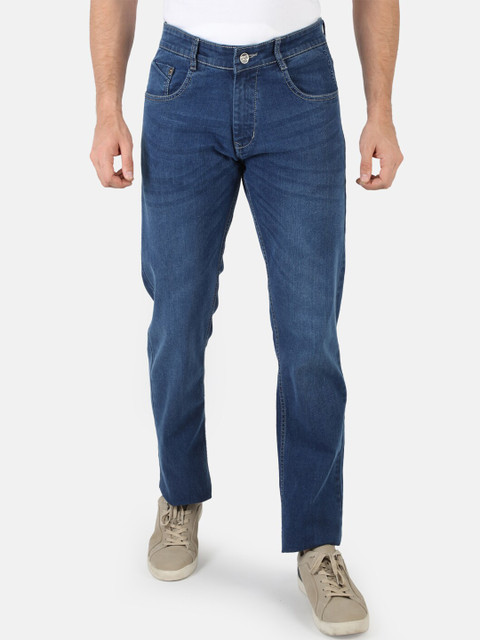 

Monte Carlo Men Blue Smart Straight Fit Light Fade Stretchable Jeans