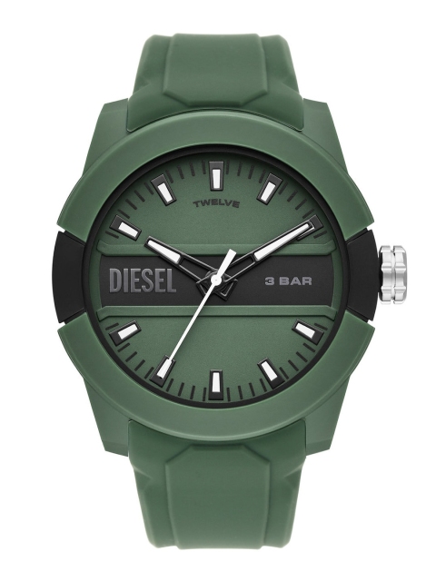 

DIESEL Men Green Dial & Green Straps Analogue Watch DZ1983