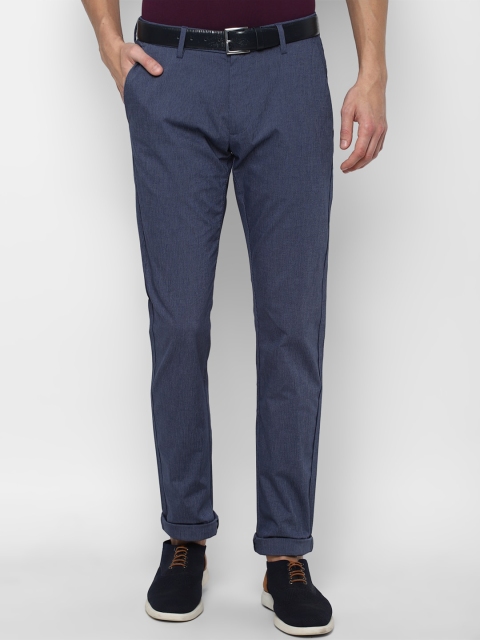 

Allen Solly Men Navy Blue Slim Fit Winter Trousers