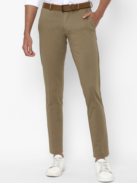 

Allen Solly Men Khaki Slim Fit Chinos Trousers