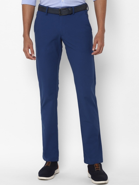 

Allen Solly Men Navy Blue Slim Fit Casual Trousers