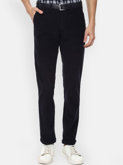 

Louis Philippe Sport Men Navy Blue Slim Fit Trousers