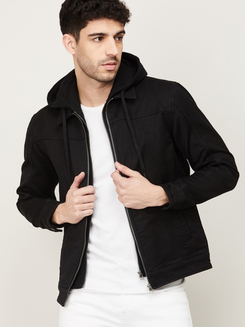 

Forca by Lifestyle Men Black Tailored Cotton Jacket
