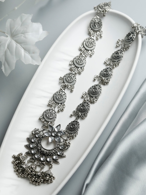 

Priyaasi Women Silver-Plated German Silver Handcrafted Necklace