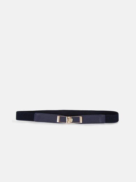 

Kazo Women Blue & Gold-Toned Solid PU Belt